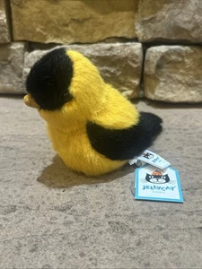 Jellycat Birdling Goldfinch Plush Toy Stuffed Animal Bird Small Yellow Black NWT - Picture 1 of 5