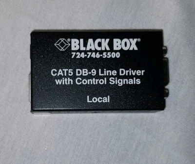 Controlador de línea Black Box Cat5 DB9 con señales de control sin fuente de alimentación Foto 1 de 4