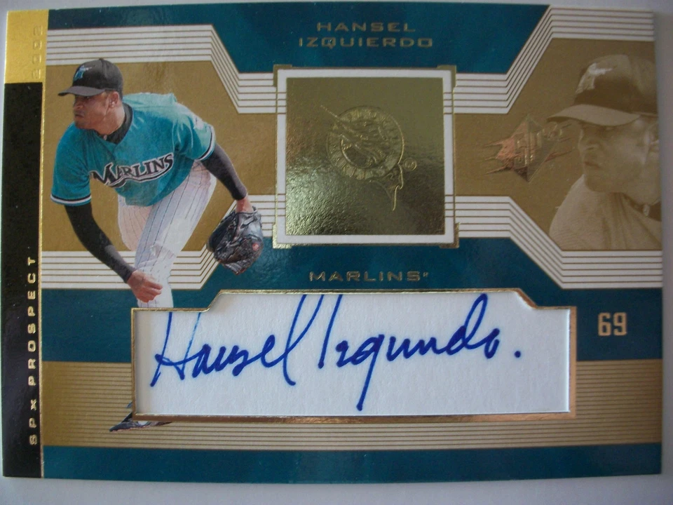 2002 UPPER DECK SPX # 135 HANSEL IZQUIERDO , MARLINS !!! /BOX 26 - Image 1 of 1