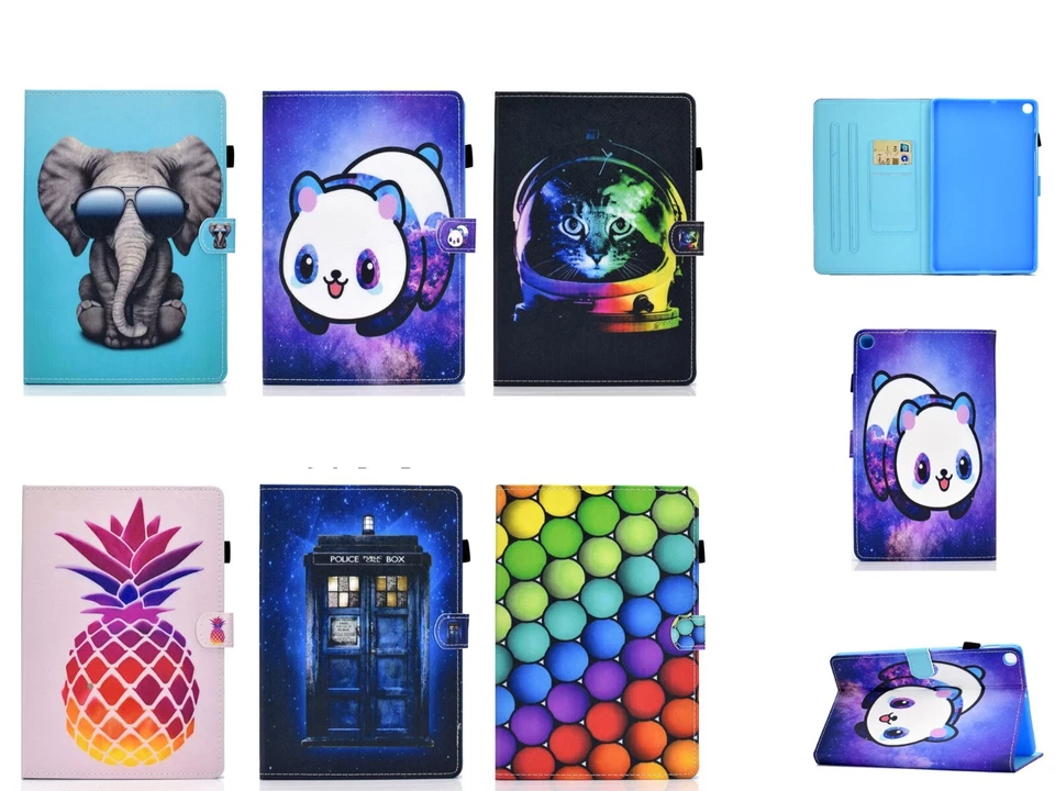 Tablet Case [Select Model] - Leather Flip Case Protective Cover with Stand H01DD - Image 1 of 1