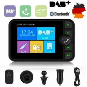 DAB+ Autoradio Digital Empfänger Adapter Bluetooth WIFI FM Transmitter Ladegerät - Bild 1 von 9