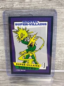 Vintage 1992 Marvel Super Villains Spider-man ELECTRO TCG Board Game NM - Picture 1 of 2