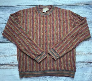 Maglione uomo Norm Thompson stile Coogi maglione grande nonno *Leggi descrizione - Foto 1 di 13