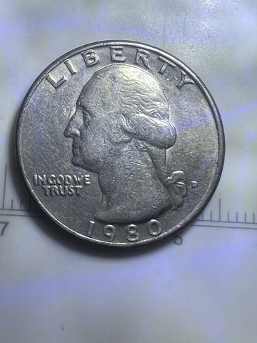 1980 D Washington Filled D Quarter Cover