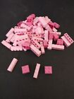 Lego - 1X4 Pink Brick 55 Count - 2X2 Dark Pink Brick 15 Count - Free Shipping
