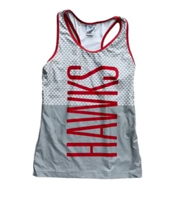 Hawks Wrestling Style Jersey Tank Women’s Size Small tank top Red Gray White - Picture 1 of 7
