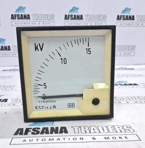 AE | 0-15 | 11KV /110V | KV METER - Picture 1 of 8