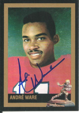 Andre Ware /Heisman Winner Personally Autographed 3rd Series Heisman Card