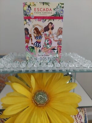 ESCADA FIESTA CARIOCA Mujer EDT 0.05oz/1.5ml Muestra Spray Nuevo en Caja Foto 1 de 4