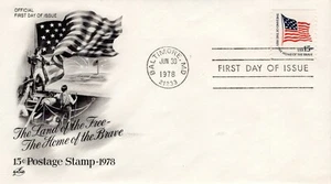 USPS FDC #1618C 1978 15c Fort McHenry Coil Stamp Artcraft ST2014 - Picture 1 of 1