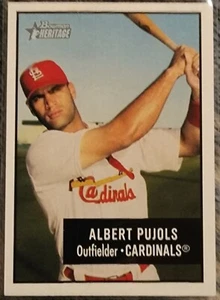 Albert Pujols #100 2003 Bowman Heritage *OFF CENTERED* - Picture 1 of 2