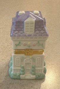 LENOX CORAZÓN y HOME CAJA TESORO VILLAGE patrón Con ENCANTO - Imagen 1 de 12