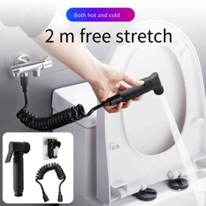 Hand Wasserhahn Bidet Bad Waschen Dusche Set Hochdruck Spülung Spritzpistole~ - Bild 1 von 9