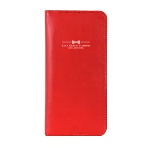 Ladies Valentine's Bifold Silhouette Red Leather Wallet RFID Card Holder Purse - Picture 1 of 5