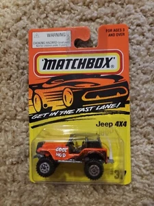 1995 Matchbox JEEP 4X4 COOL MUD #37 Pink - Picture 1 of 4