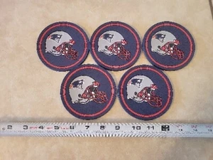 NFL New England Patriots - Gummi Silikon Antirutsch Untersetzer 5er Set - Bild 1 von 4