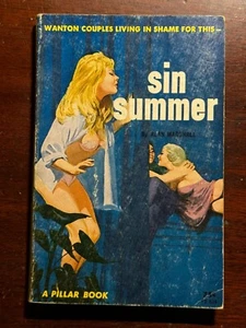 Sin Summer Alan Marshall A Pillar Book Vtg PB BK - Picture 1 of 3