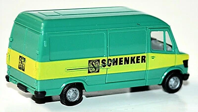 Mercedes-Benz 207D Scatola Tetto Alto Schenker 1977-95 - 1:87 Herpa 041249 - Immagine 1 di 4