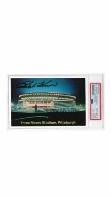 Ralph Kiner & Willie Stargell Signed Pirates Stadium Postcard (PSA) - Image 1 of 2