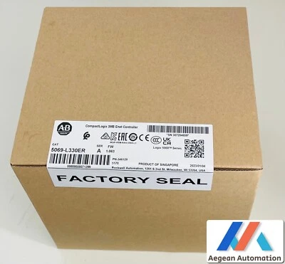 Contrôleur Allen Bradley 5069-L330ER Ser A CompactLogix 5069L330ER NEUF SCELLÉ - Photo 1/3