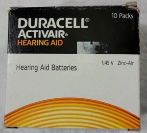 Duracell Hearing Aid Batteries Size 10 Mercury Free Fresh Date Exp 2025 - Picture 1 of 5