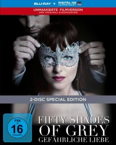 FIFTY SHADES OF GREY-GEFÄHRLICHE LIEBE-... - DAKOTA JOHNSON 2 BLU-RAY NEW - Picture 1 of 2