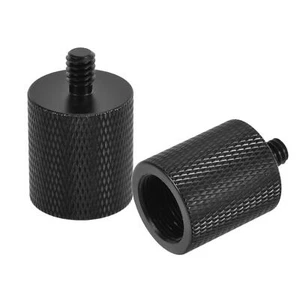 5/8" Femelle vers 1/4" Mal Convertertisseur Vis Adaptateur pour Micro Pied 2 Pcs - Photo 1 sur 5