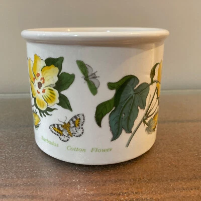 PORTMEIRION BOTANIC GARDEN  - Cotton Flower Drum Shape OPEN SUGAR BOWL - Image 1 of 3