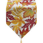 (one 07) Autumn Table Runner Heat Resistant Maple Leaf Design Ideal