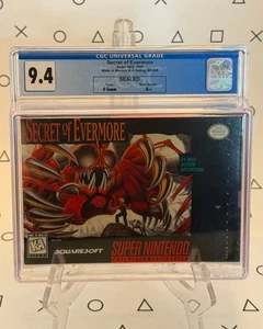 Secret of Evermore Sellado - SNES - CGC 9.4, A++ - Título clave - Imagen 1 de 3
