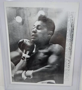 1961 Floyd Patterson Ingemar Johansson Boxing UPI Press Wire Photo 7x9 IBHOF - Picture 1 of 8