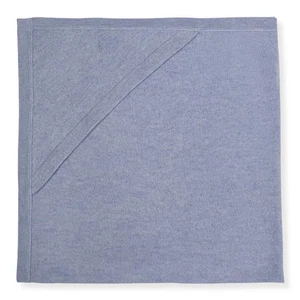 Manta de recepción 100 % cachemir con capucha en azul - 30” x 30” - ultra suave, H... - Imagen 1 de 9