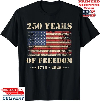 Camiseta 250 Años Aniversario América 250º Día de la Independencia, Camiseta Unisex Foto 1 de 4