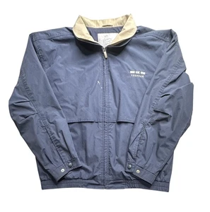 Gear For Sports Jacket Mens Large Blue Veendam Ship Windbreaker Nylon Pockets - Picture 1 of 14