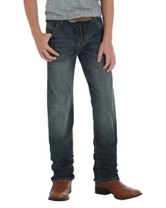 Wrangler Retro Boys' Jerome Slim Straight Jeans - 1088JWZJM - Picture 1 of 7