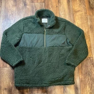 Pullover originale resistente alle intemperie Teddy Jacket 1/4 zip verde donna XL - Foto 1 di 7