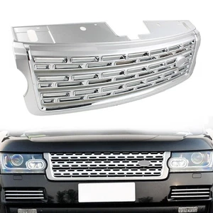 For Land Rover Range Rover 2013-2017 2014 2015 Silver Front Bumper Upper Grille - Picture 1 of 6