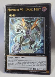 YuGiOh TCG Number 96: Dark Mist ORCS-EN043 Ultimate Rare 1st Edition NM - Picture 1 of 8