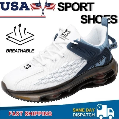 Men's Sports Shoes Outdoor Athletic Running Breathable Non-slip Soft Comfortable - Image 1 of 4