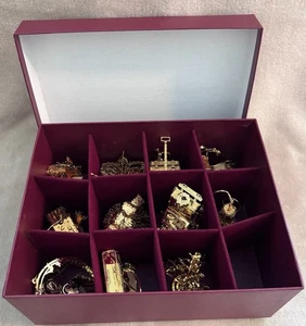 DANBURY MINT GOLD CHRISTMAS ORNAMENT COLLECTION PARTIAL SET OF 11 2001 - Picture 1 of 3