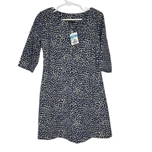 J McLaughlin Girls Leopard Print Shift Dress Size 7 Classic Style - Picture 1 of 6