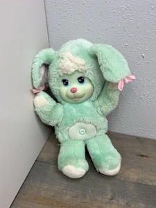 De colección Mattel Magic Nursery Mascota Oso Verde Como Nuevo Peluche Cara de Goma 1990 - Imagen 1 de 3