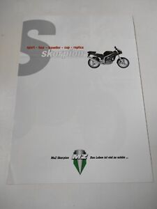MuZ Skorpion 660 Gamme 2001 Deutsche Prospectus Catalogue Brochure Moto