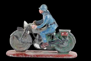 Quiralu  MOTO CASQUE ADRIAN  / jouet ancien - Imagen 1 de 3