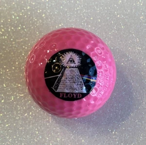 PING EYE 2 PINK FLOYD SOLID PINK GOLF BALL RARE SPECIAL EDITION MINT - Picture 1 of 6