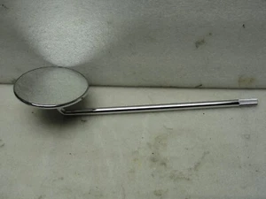 (1) NOS UNIVERSAL 10" STEM 4" CHROME REAR VIEW MOTORCYCLE MIRROR SET SUPERIOR - Picture 1 of 6