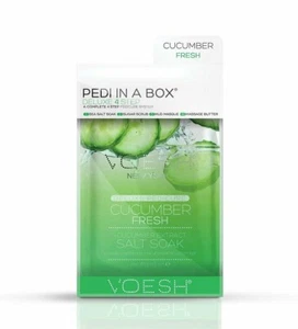 Voesh Pedi In A Box Deluxe 4 Step Pedicure Cucumber (Pack Of 12) - Picture 1 of 2