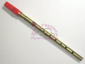Freeman Whistle Tweaked brass high F Generation Tin Penny LISTEN - Picture 1 of 1