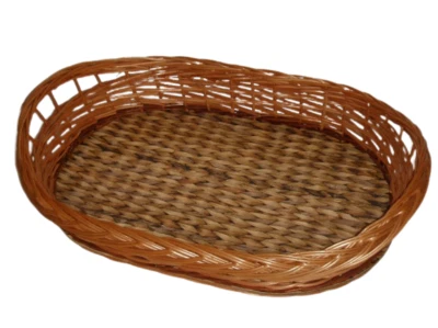 Tablett aus Weide Eingriffe Frühstückstablett   NEU  NW36 - Bild 1 von 2