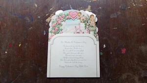 Vintage Valentinstag Karte - Bild 1 von 6